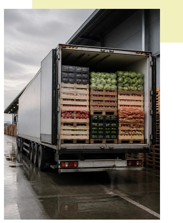 Перевозка плодоовощной продукции в Краснокаменск по цене от 5111 р. | Агросервис-Ксн